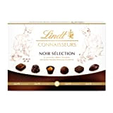 Lindt - Boîte CONNAISSEURS Noir Sélection - Assortiment de Chocolats Noirs - Idéal pour Noël, 400g