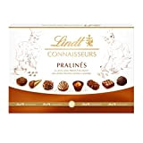 Lindt - Boîte CONNAISSEURS Pralinés - Assortiment de Chocolats au Lait et Noirs Pralinés - Idéal pour Noël, 409g