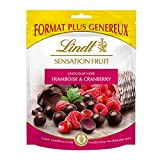 Lindt Fruit Sensation Chocolat noir Framboise & Cranberry - 160 g