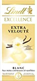 Lindt Tablette Extra Velouté Excellence Chocolat Blanc, 100g
