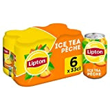Lipton Ice Tea Pêche Pack de 6 Canettes de 33 cl