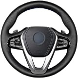 LIUJTAO Housse de volant noire pour BMW G20 G21 G30 G31 G32 X3 G01 X4 G02 X5 G05 X7 G07 ...