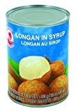 Longanes thaïlandais au sirop - En conserve - Marque Coq - Fruits exotiques - 565G (Lot de 4 boîtes)