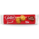 Lotus Biscoff Fourrés Crème Saveur Chocolat - Sans Colorant ni Arômes Artificiels - 15 Biscuits par Paquet - 150g