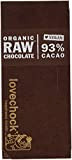 LOVECHOCK 93% Cacao Boîte de 8 Comprimés de 70 g 1 Unité