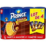 Lu Prince Biscuits fourrés Goût Chocolat au Blé complet lot 4x300g