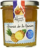 Lucien Georgelin Confiture Gourmande et Légère Ananas de la Réunion 320g - Pack de 6