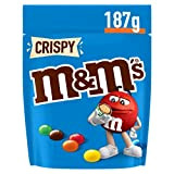 M&M CRISPY - Billes au riz soufflé enrobé de chocolat au lait - Pochon de 187g