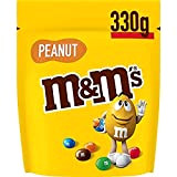 M&M's Cacahuètes enrobées de chocolat au lait et dragéifiées - Le pochon de 330g