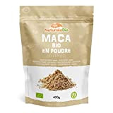 Maca Bio en Poudre 400g. Organic Peruvian Maca Root Powder. Biologique, Naturel et Pur, Produit au Perou de Racine de ...