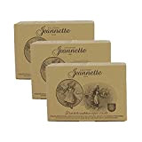 Madeleine Jeannette - Lot de 3 boites de madeleines nature 3x250g - Made in Calvados
