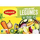 Maggi Bouillon Kub légumes - La boîte de 18 cubes - 180 g