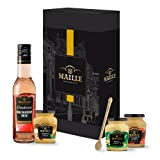 Maille Coffret-cadeau Collection Prestige – Couleurs du Sud : sélection de 3 moutardes et 1 Condiment Balsamique Rosé, mets de ...