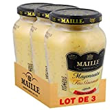 Maille Mayonnaise Nature Fins Gourmets Bocal 320 g - Lot de 3