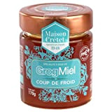 Maison Crétet | GrogMiel Coup de Froid | Miel et huiles essentielles pour infusion | Pot verre |170g