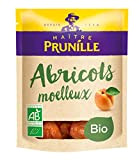 MAÎTRE PRUNILLE - Fruits Secs - Abricots Secs Bio Moelleux - Sans additifs - Sachet 250 g