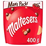 MALTESERS - Billes croquantes de chocolat au lait fourré au lait malté - Chocolat de noel - Pochon de 400g