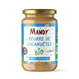 Mandy's Beurre de cacahuète crémeux, sans huile de palme - Le pot de 340g