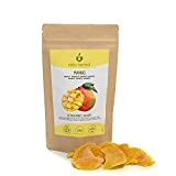 Mangue séchée (250g), mangue séchée et tranchée, lanières de mangue séchée, végétalien, emballage refermable