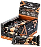 Marque Amazon - Amfit Nutrition Barre protéinée à faible teneur en sucre (19,6gr protéine-1,6gr sucre) - chocolat caramel - Pack ...