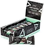 Marque Amazon - Amfit Nutrition Barre protéinée à faible teneur en sucre (19,8gr protéine- 0,9gr sucre) - chocolat menthe - ...