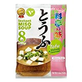 Marukome Soupe Miso instantanée au tofu et algues de wakame (sans gluten) 8 portions 152 g