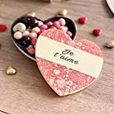 Maxi coeur surprise grand modèle je t'aime mon amour - Chocolat saint valentin - surprise saint valentin cadeau gourmand