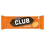Mcvitie's - Biscuits chocolatés à l'orange Orange Club - lot de 24 biscuits de 22 g