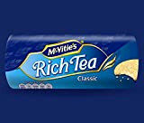 Mcvitie's - Biscuits Rich Tea - lot de 4 paquets de 200 g