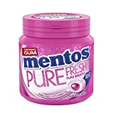 Mentos - Chewing-Gum Mentos Pure Fresh Bubble - Chewing-Gum Sans Sucres - Parfum Bubble Ultra Gourmand - Dure Longtemps - ...