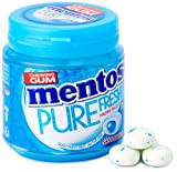 Mentos - Chewing-Gum Mentos Pure Fresh Parfum Fresh Mint - Chewing-Gum Sans Sucres - Au Thé Vert - Dure Longtemps ...