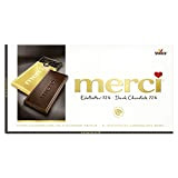 Merci chocolat noir 72%, 4 mini tablettes de chocolat - 100gr