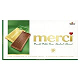 merci - Tafelschokolade Barre Chocolat amande-noix de lait 100g