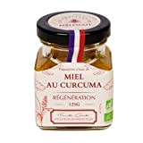Miel au Curcuma Bio - Miel Français - 100% Biologique - Pot de 125g
