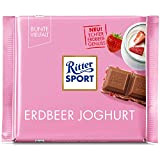 Milk Chocolate with Strawberry Crème - Pack of 4 Bars by Ritter Sport Bar