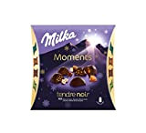 Milka Moments – Assortiment de Pralines au Chocolat au Lait Tendre Noir – Chocolats de Noël – 1 Boîte 236 ...