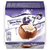Milka Snowballs – Coques de Chocolat au Lait Fourrées avec une Mousse au Lait – 4 Snowballs/Boîte – 1 Boîte ...