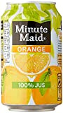 Minute Maid cannettes Orange 33 cl Pack de 6 - Lot de 2
