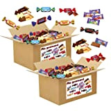 Mix gourmand - Assortiment de mini chocolats Mars, Snickers, Bounty, Twix, Milka, Daim, Toblerone (2x100)