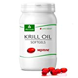 MoriVeda® Krill Oil Capsules 90, 100% Pure NEPTUNE Premium Krill Oil - Omega 3,6,9 Astaxanthin, Phospholipids, Choline, Vitamin-E - Marque ...
