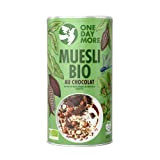Muesli OneDayMore 400g (Muesli Bio Choco 400g) Grand teneur en fibres Sans l’huile de palme Sans sirop de glucose-fructose Sans ...