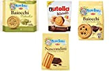 Mulino Bianco Biscuits Test Pack Nascondini Baiocchi nocciola Baiocchi Pistacchio Nutella Biscuits