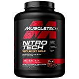 Muscletech FID45623 Performance Series Nitro Tech 100% Whey Gold Double Rich Chocolate