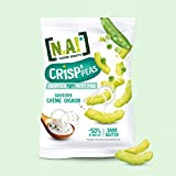 N.A! Nature Addicts - Crisp'Peas Crème Oignon - Soufflés de Petits Pois, Légers et Délicats - 50% de Matières Grasses ...