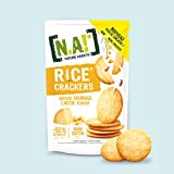 N.A! Nature Addicts - Rice Crackers Fromage - 12 Sachets de 85gr- Crackers Fins de Riz, Légers et Craquants - ...
