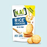 N.A! Nature Addicts - Rice Crackers Sel de Mer - 12 Sachets de 85 gr-Crackers Fins de Riz, Légers et ...