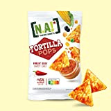 NA! NATURE ADDICTS Tortillas Pop Piment Doux Soufflées à Base de Maïs/Légumineuses 80 g