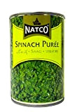 Natco - Puree d'épinards – 395 g (lot de 4)