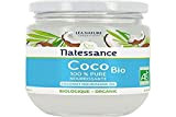 Natessance Huile de Coco Bio 100% Pure, 100% Végétale Huile Vierge de Pression à Froid, 200 ml, 1 Unité