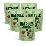Natruly Kale Chips Saveur Italienne, Snack BIO et Sain avec des Graines, Origan et Tomate Sans Gluten -Pack 5x30g